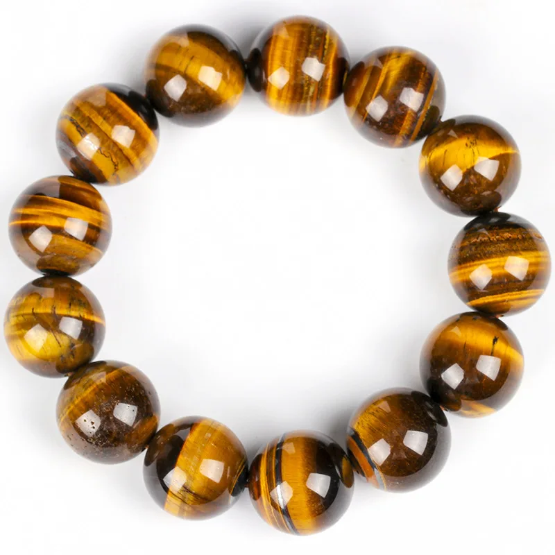 Stone Beads wholesale bracelets Jewelry 6/8/10/12MM Mens Tiger Eye Bracelet