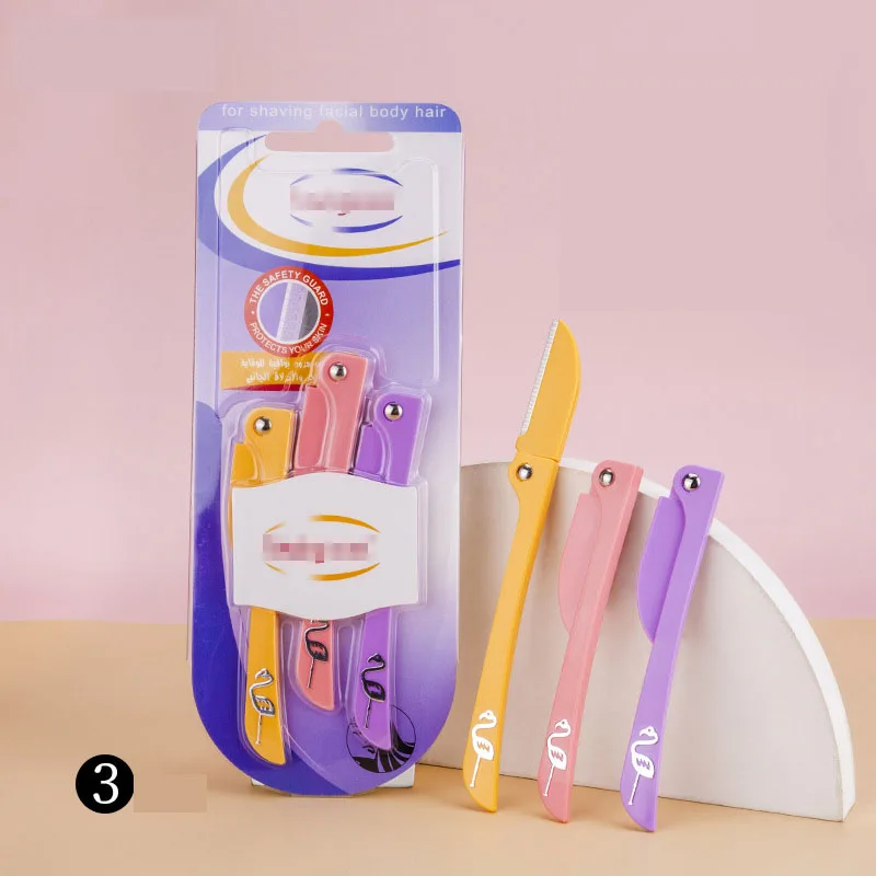 

Eyebrow Razor, Hair Trimmer Shaver and Tough Up Tool, Facial Razor with Safety Cover, As pictures