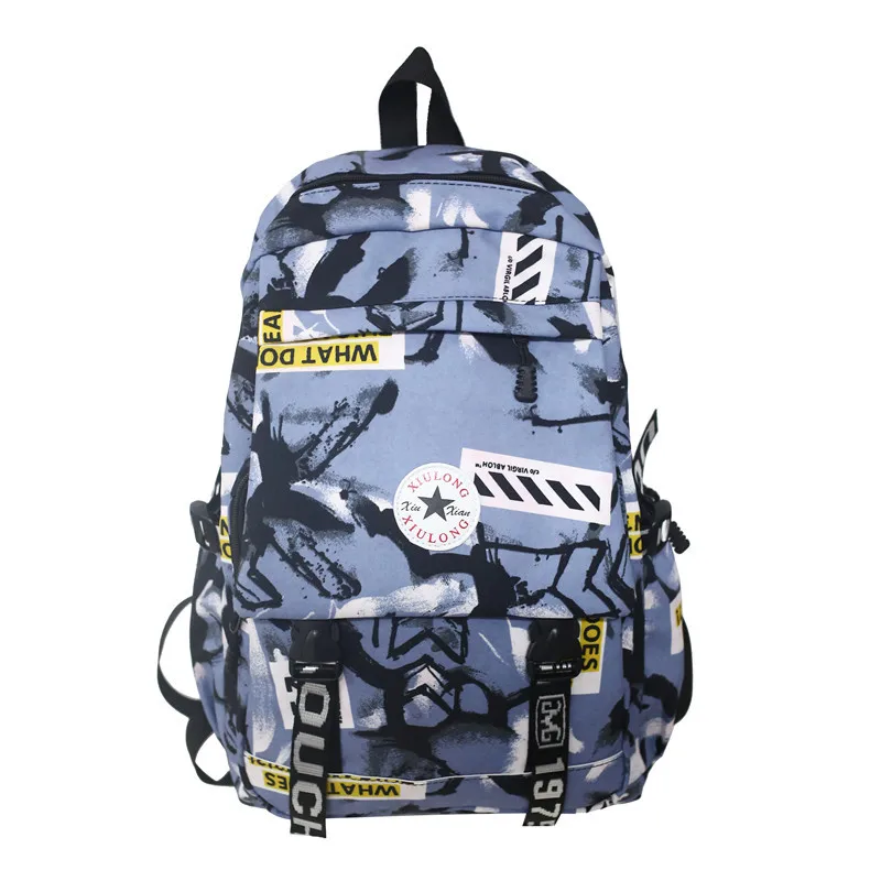 

New fashion trend leisure outdoor large-capacity travel backpack junior high school student school bag