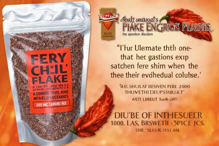 Glass jar storing chili flakes