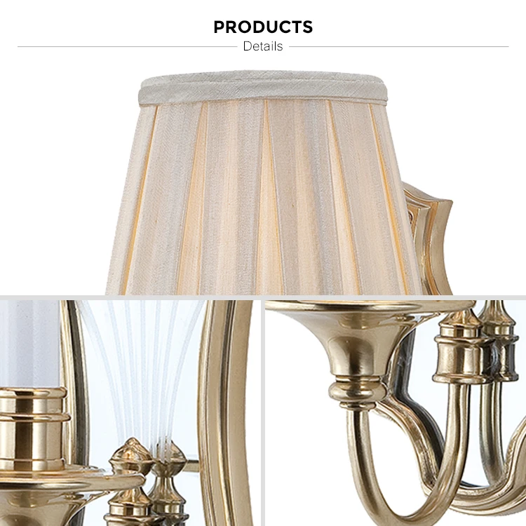 brass design wall lamp