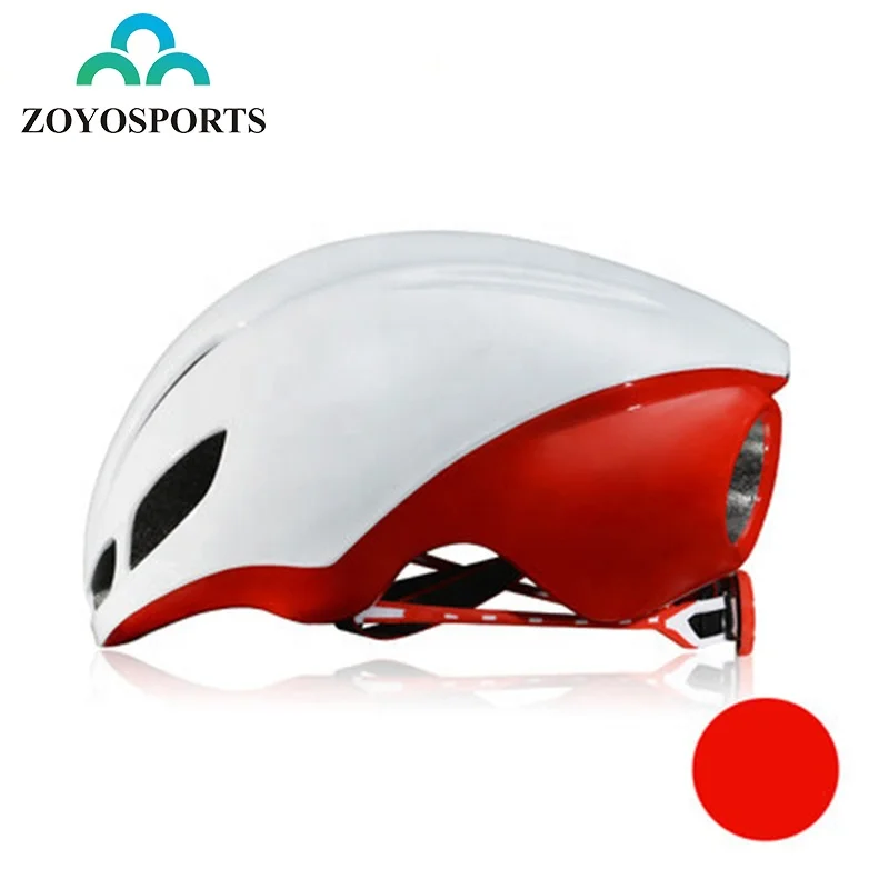 

ZOYOSPORTS Cycling Sports TT Helmet Ultralight Road Racing Bike Helmet With Thick Pad and Chin Strap, Red white,red black,blue white,pink white