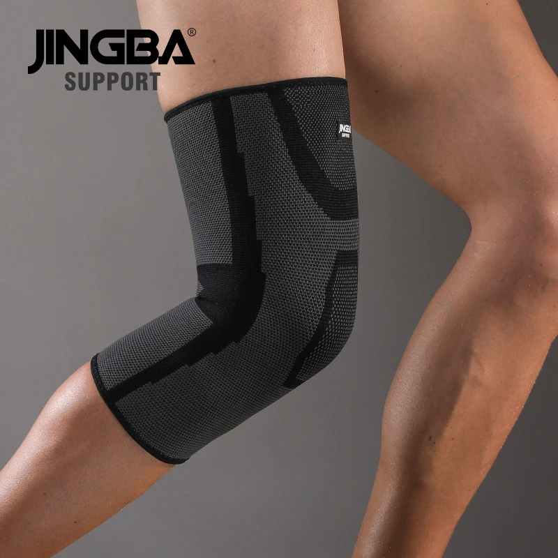 

JINGBA SUPPORT 90615 New Design Knee Calf Support Compression Knee Brace Sleeve Running Sporting Leg Knee Sleeves