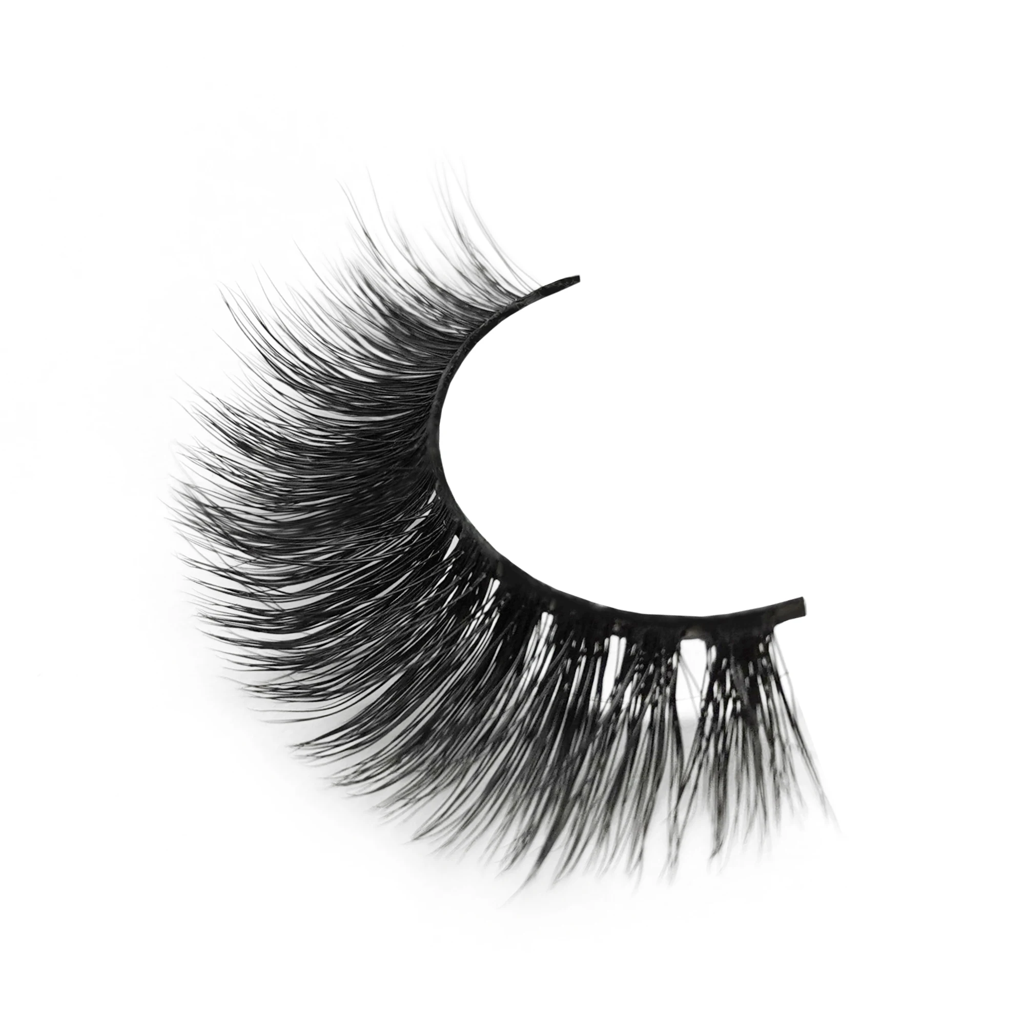 

3d mink eyelashes faux private label eyelashes vendor, Natural black color
