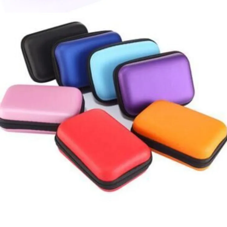 

Portable multifunctional EVA earphone bag for earphone bag data cable storage box, Customized color