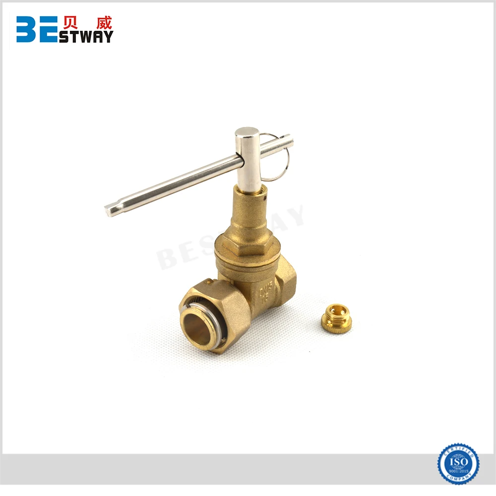 Iso Certification High Pressure Brass Lockable Gate Valve - Buy ...