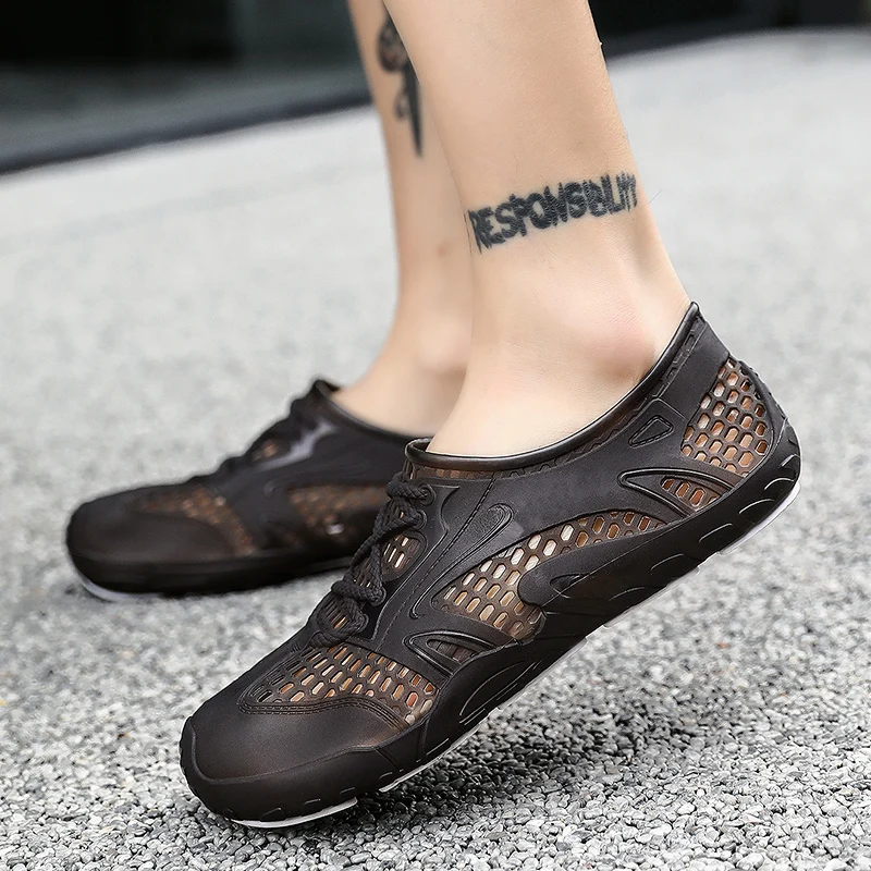 
Quick Dry Wading Highland Creek Shoes Mesh Unisex Drifting Breathable Men Outdoor Sport Shoes 