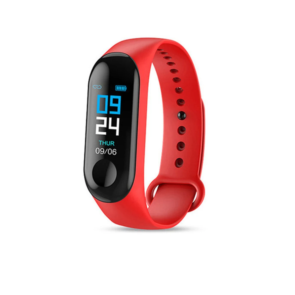 

M3 Smart Watch Bracelet Band Fitness tracker Wristband Heart Rate Activity Screen Smart Electronics Bracelet watch for ios andri, Red,blue,pink,black and so on