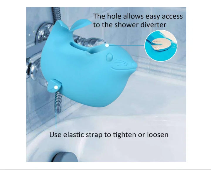 Kids Bathroom Accessories Tub Faucet Protector Bath Spout Tub Faucet