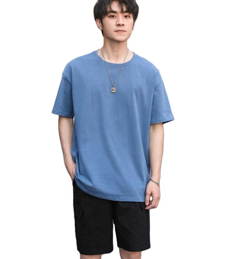 

dropped shoulder 210g cotton t-shirt