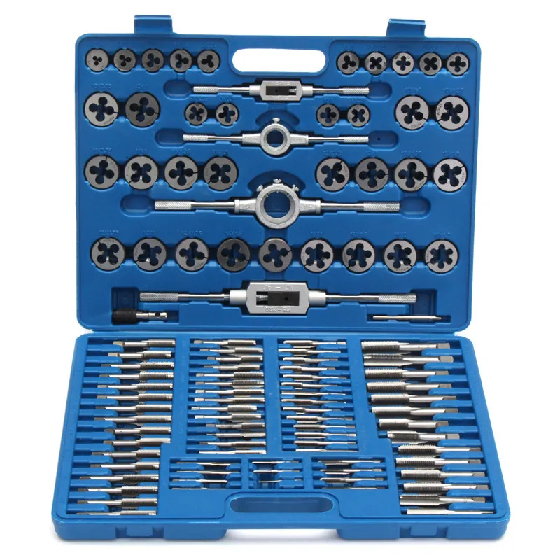 Wholesale Alloy Steel 45pcs 110pcs Mini  Hand Taps and Dies Hss Tap and Die Tools Set