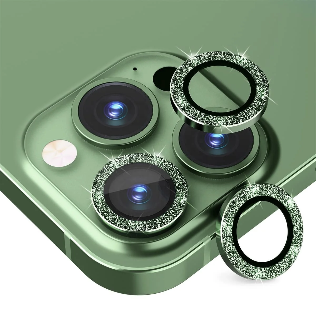 

Diamond Aluminum Alloy Glass Camera Lens Cover Film Camera Lens Protector For Iphone 14 pro Camera Protector