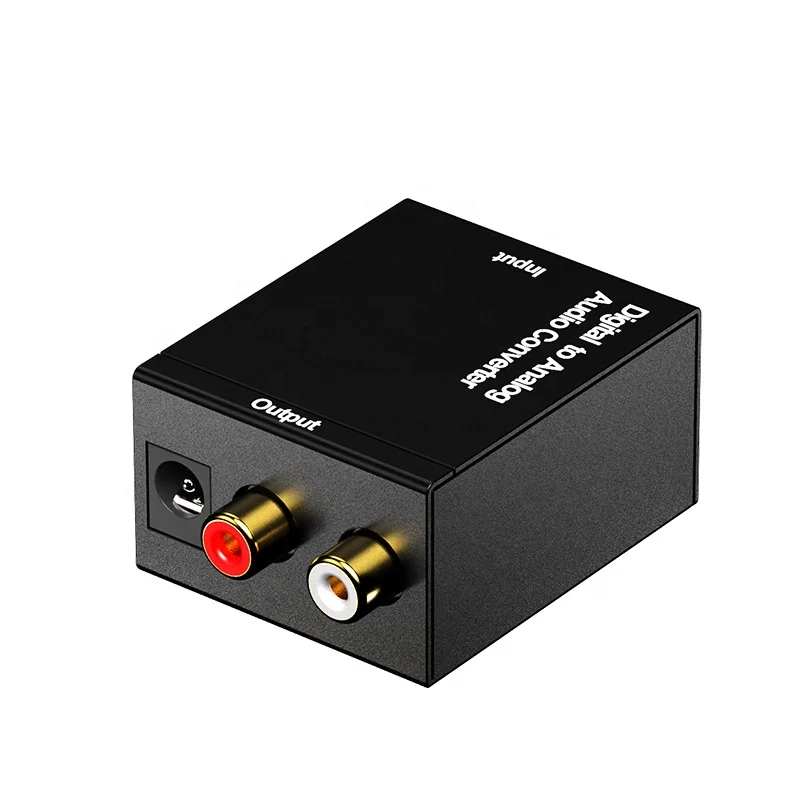 

cantell Digital Optical Coaxial to Analog RCA L/R Audio Converter Adapter with Toslink audio Cable and USB Power Cable