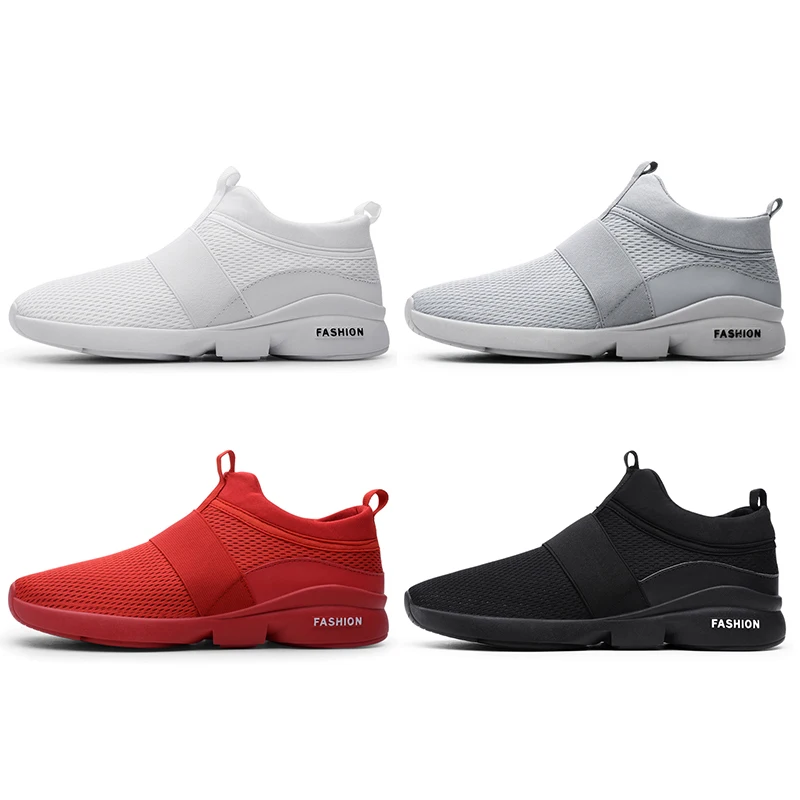 

Men Summer Flying Fabric Lac-up Lightweight Comfortable Breathable Walking New Mesh Casual Shoes Sneakers