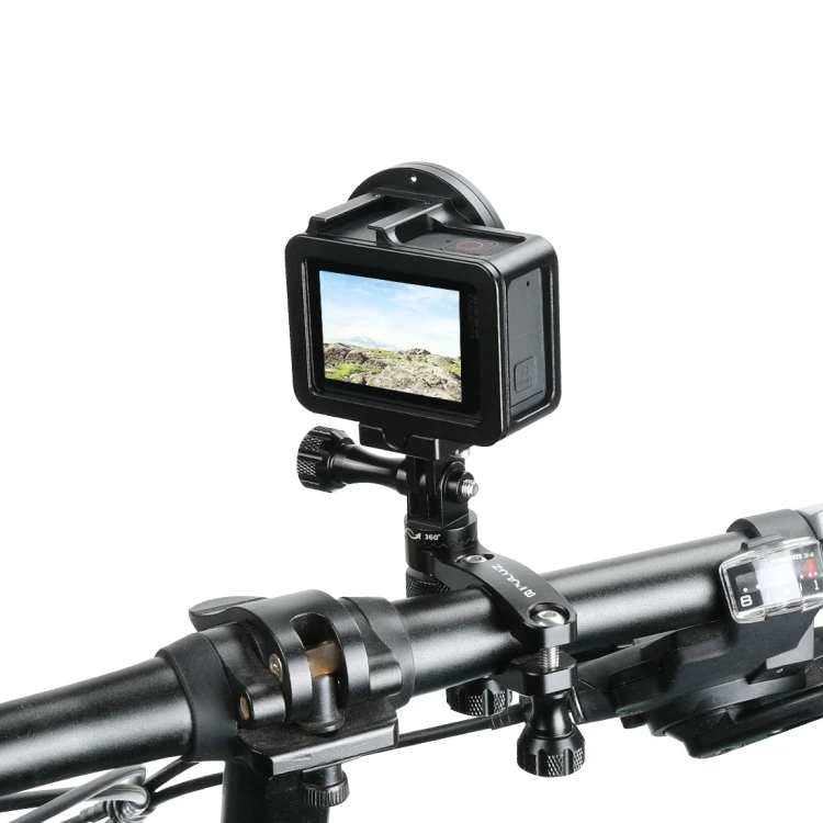 

Top Quality 360 Degree Rotating Bike Aluminum Handlebar Action Camera Mount Holder