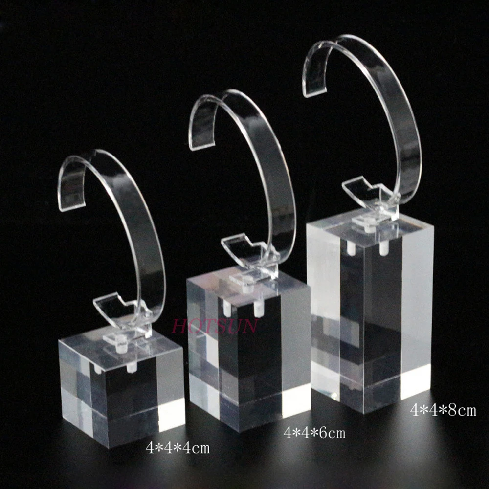 3pack C Ring Watch Stand Sets Custom Solid Block Base Acrylic Watch ...