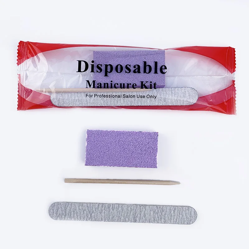 

Fast Delivery professional nail salon mini japanese disposable pumice pedicure kit 300 sets/cases, Orange,purple