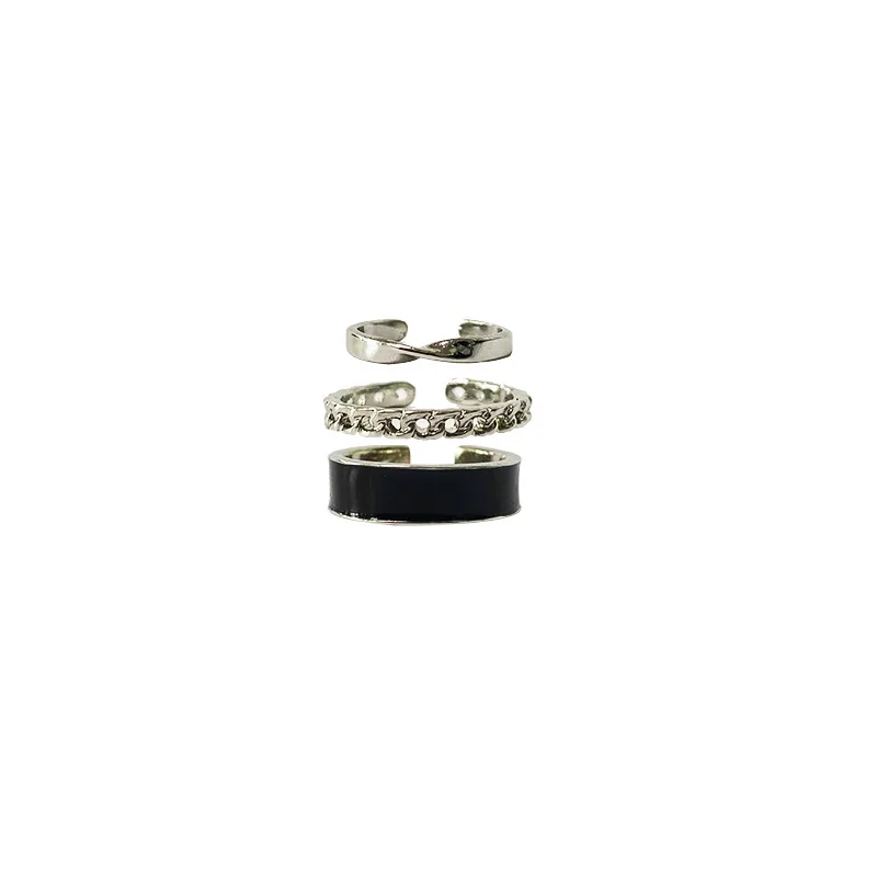 

Alloy Instagram Style Hip-pop Ring Sets, As the picturs