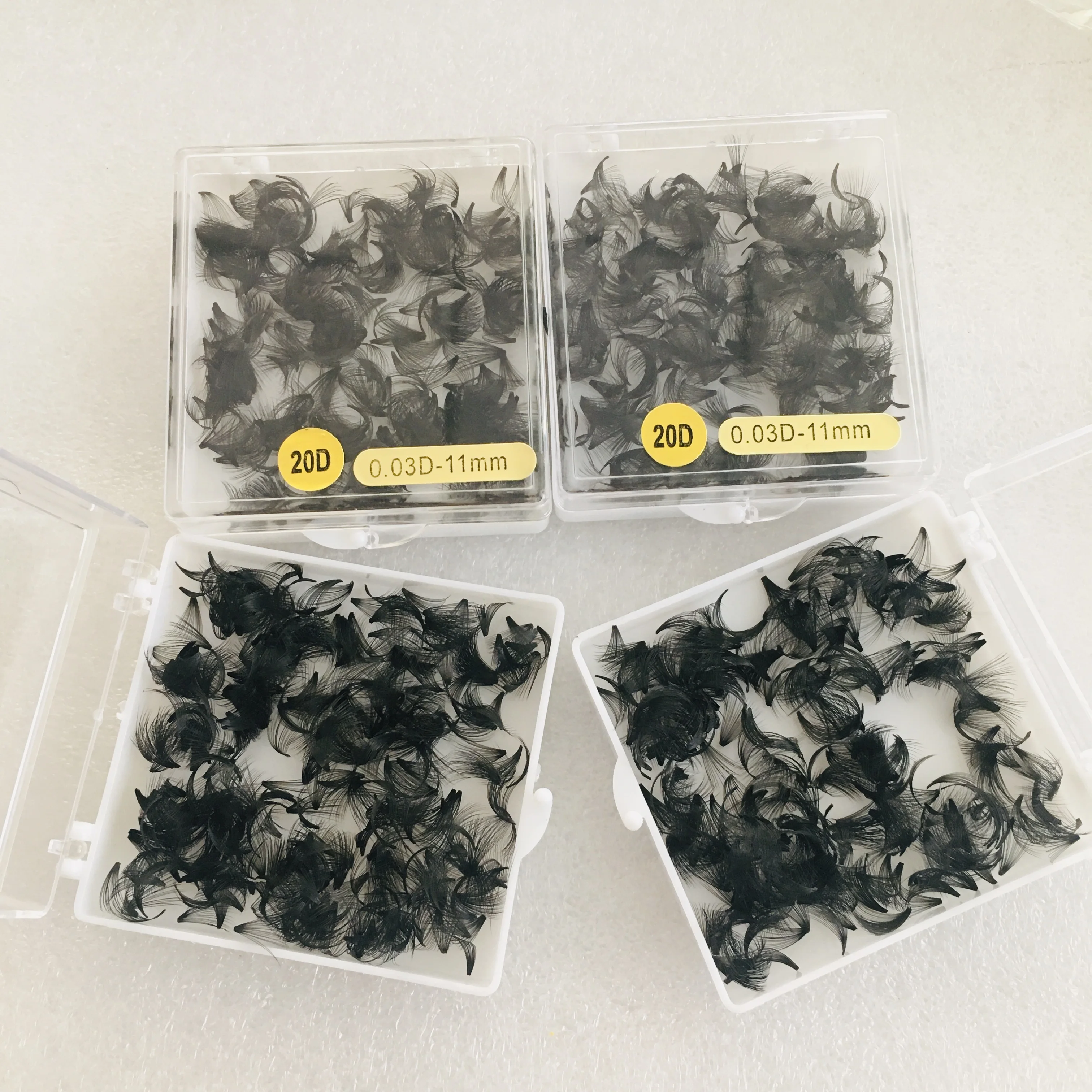 

Bulk Premade Fan 6D/7D/8D/9D 10D 20D Loose Russian Volume Lashesn Volume Lashes 0.07 0.05 0.03 thickness Extension, Black or according to client's special request