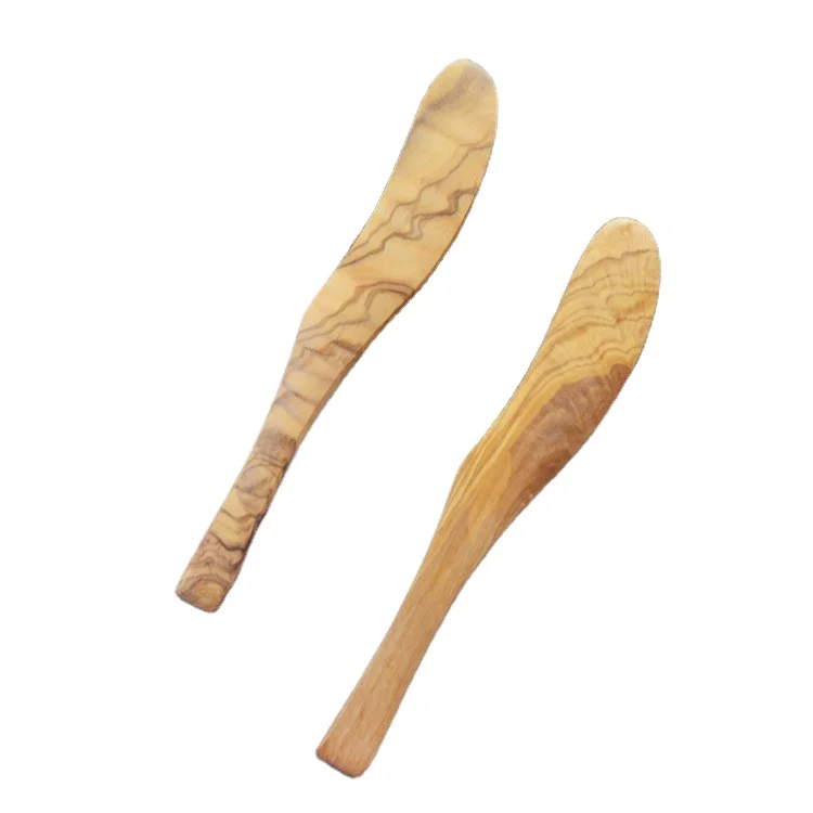 

Fancy Eco-Friendly Kitchen Accessories Tools Creative High Quality Olive Wood Butter Knife