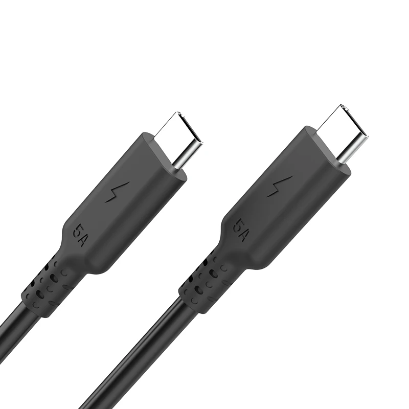 

IBD 2021 Hot Selling Type C Data Cable C To C Charger Cable 5A E-mark 100W PVC Mobile Phone Data Cable