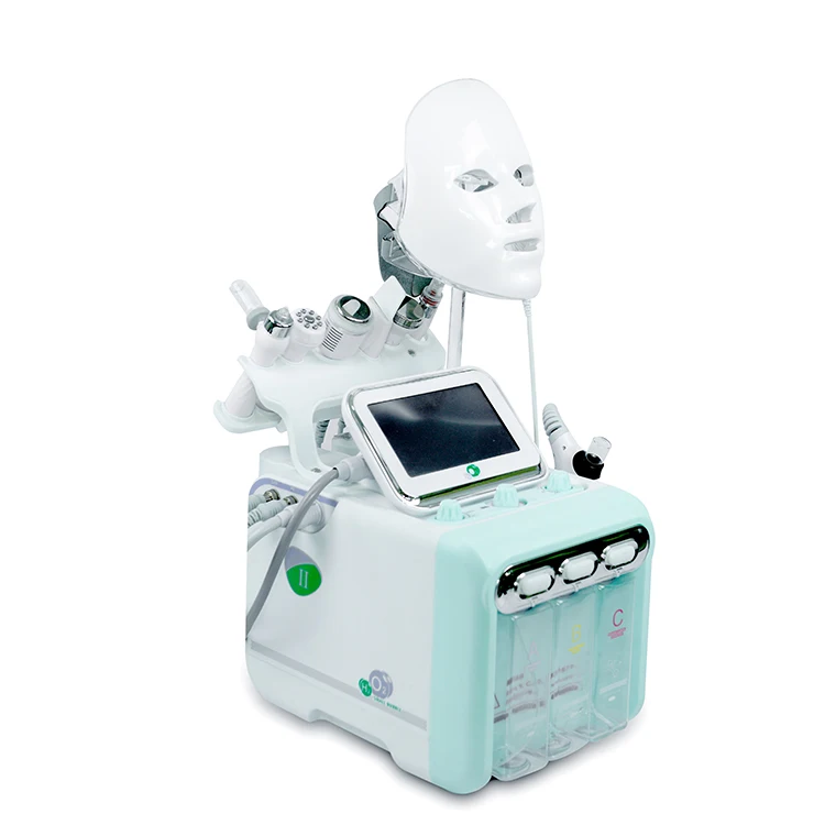 

2021 New Tiny Bubble 6 In 1 Hydro Dermabrasion Machine Hydro Facial Dermabrasion H2 O2 Small Bubble Facial Machine