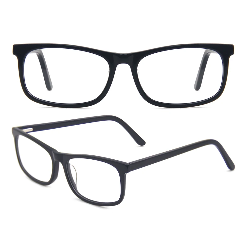 

High Quality Custom Black Acetate Frame Custom Blue Light Proof Optical Glasses