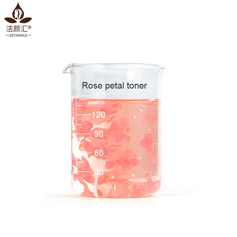 

Private label rose petal serum Shrink pores Moisturizing firming rose water toner skin care, Pink