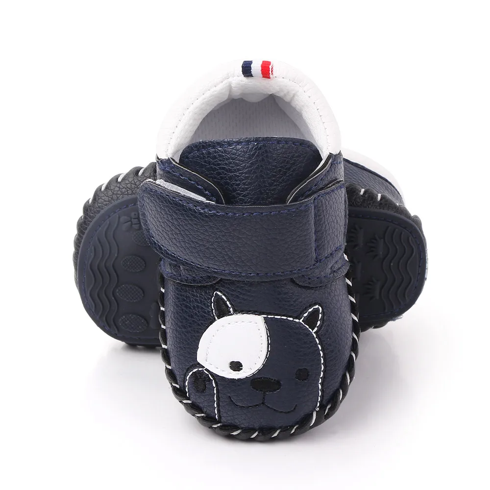 Lovely Animal Design Baby Shoes Boy Girl Rubber Sole Kids Casual Walking Shoes manufacture