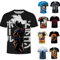 

Personality Anime Dragon Ball Z 3D Printing T-shirt Cool Fashion Comfortable Short-sleeved Creative Shirt Fashion Hip Hop Tshirt