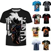 Personality Anime Dragon Ball Z 3D Printing T-shirt Cool Fashion Comfortable Short-sleeved Creative Shirt Fashion Hip Hop Tshirt