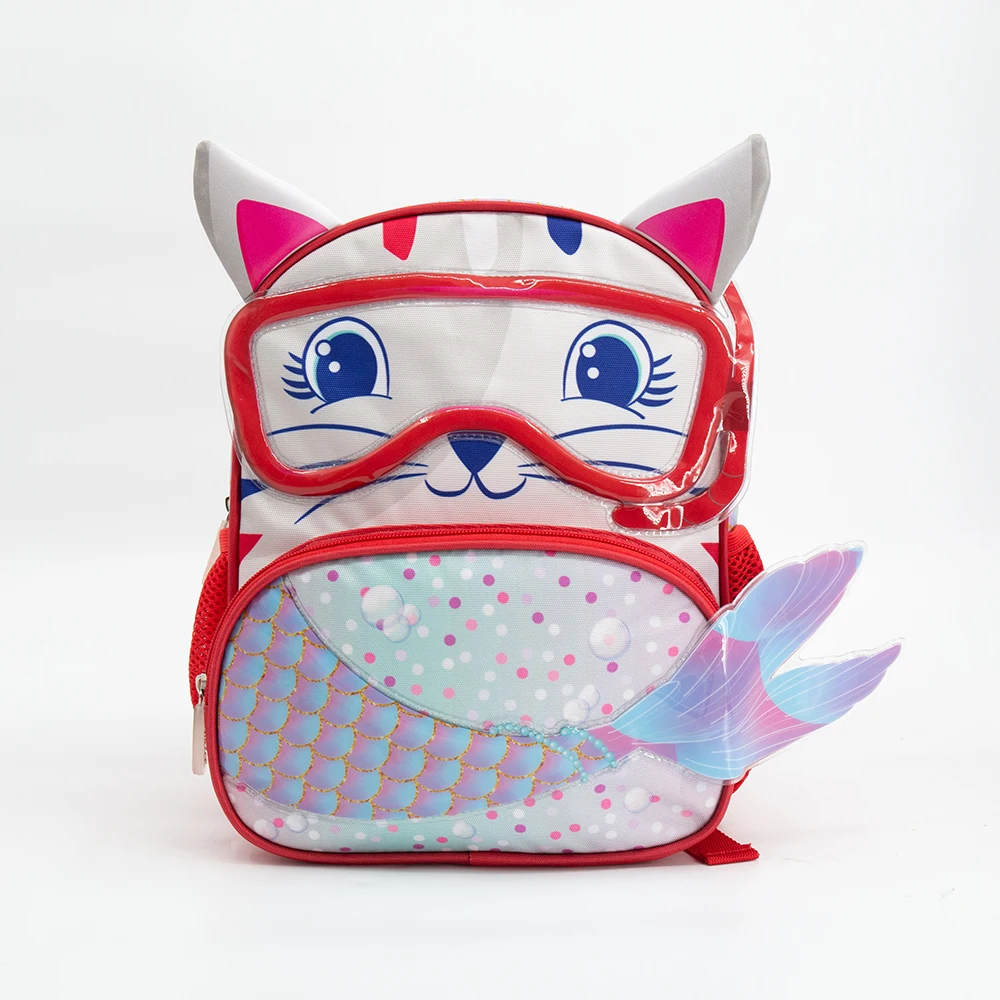 

Custom Logo Printed Popular Children Cute School Bag 3d Animal Cartoon Plush Backpack For Kindergarten Kids, Customized color