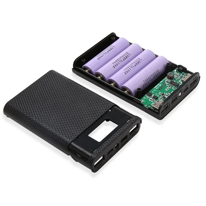 

DIY 4x18650 QC PD FCP AFC fast charge power bank case and power bank box for 10000mah