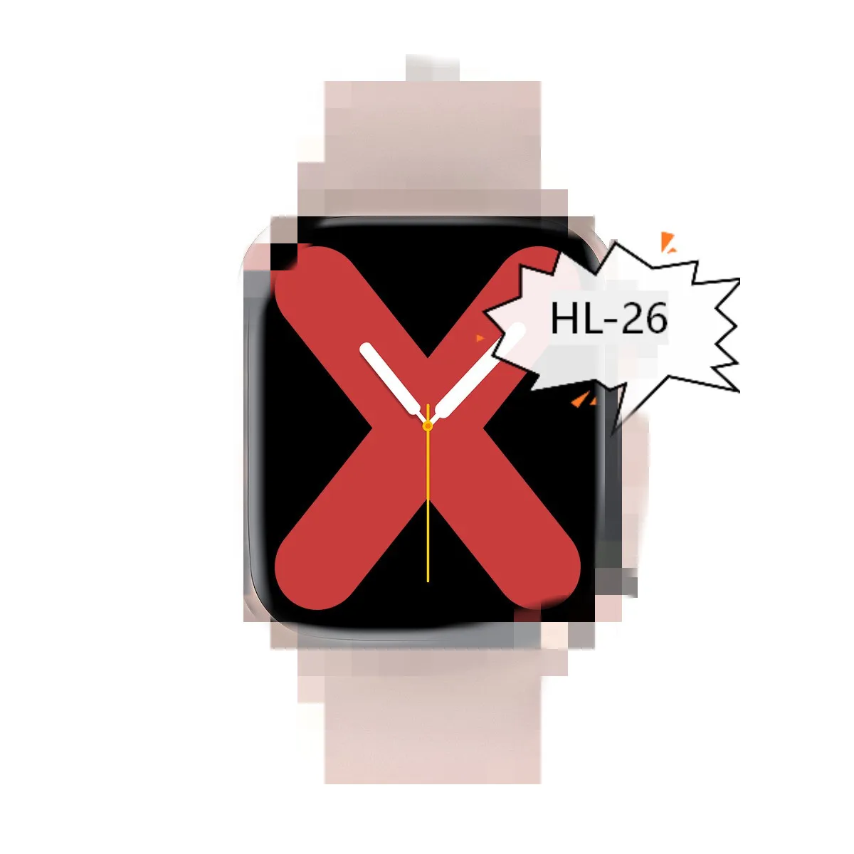 

BLE wristwatch HL26 call ecg smart watch waterproof IP68 Body temperature blood oxygen 1.75 full screen W26 W46
