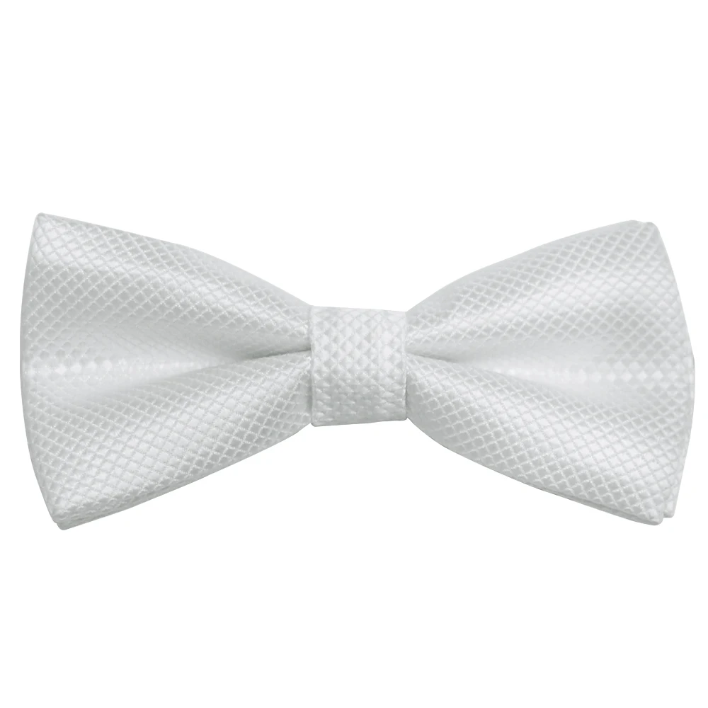 
Amazon Best Selling High Quality Small Checked Kids Bow Tie Black Bowtie 