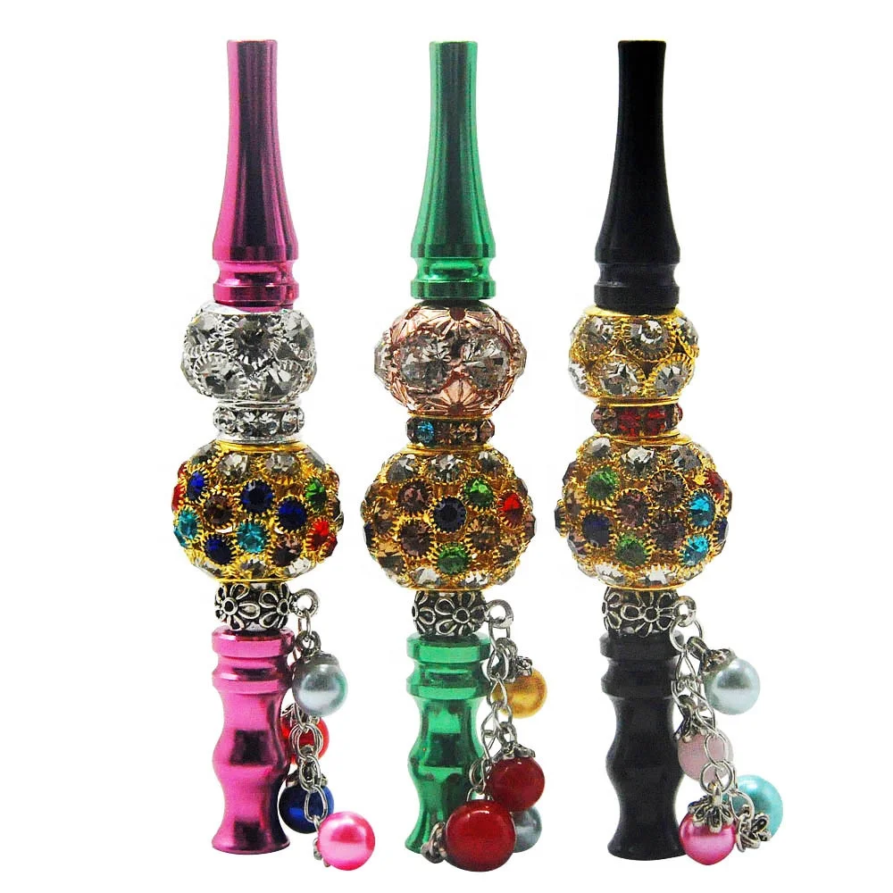 

Diamond Cigarette Shisha Ring Smoking Accessories Blunt Holder Smoking Filter, Black,red,blue,purple,yellow