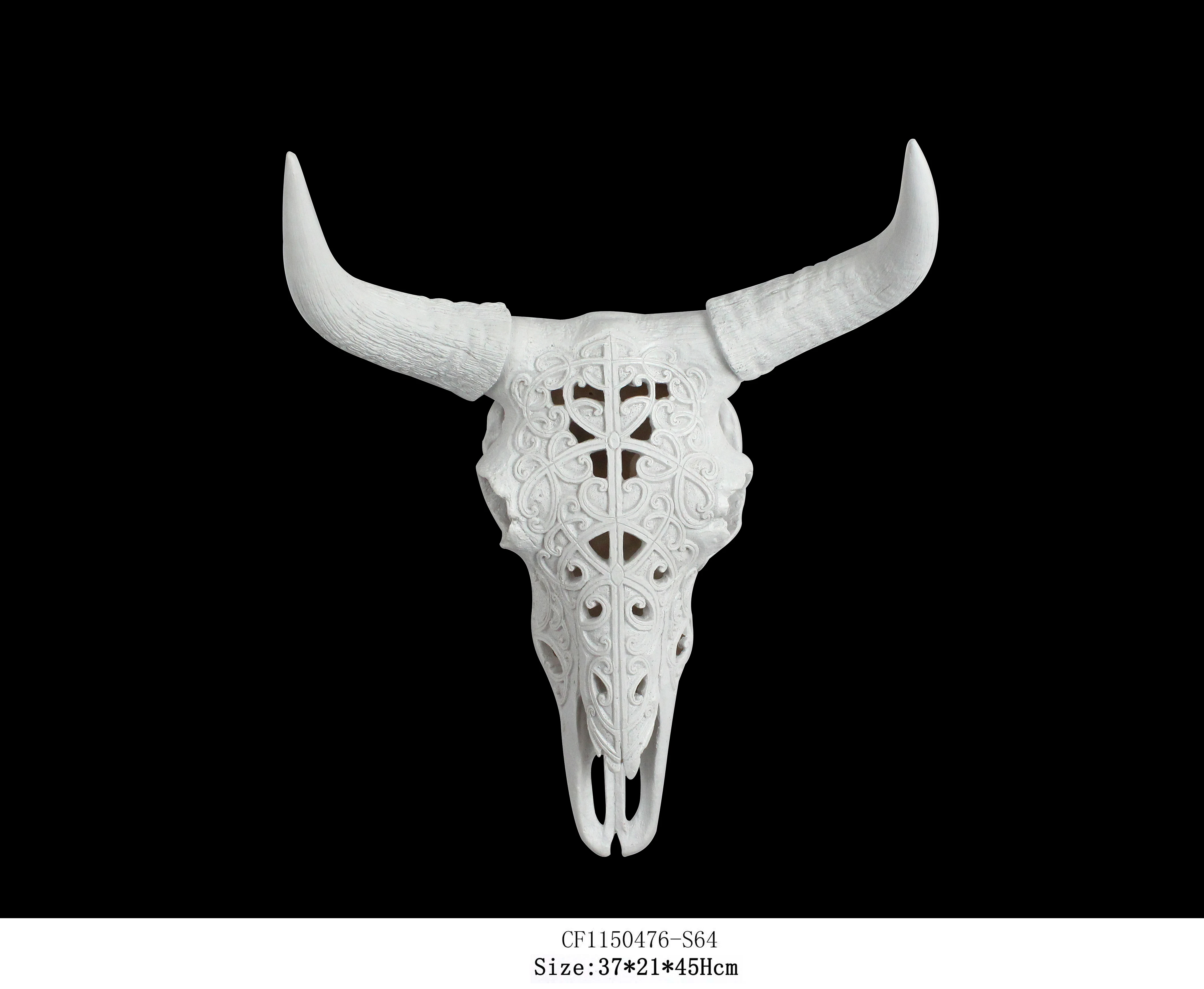 
Wholesales Resin Animal Bull Deer Head Sculpture Cow Head Home Decor Creative Gifts 