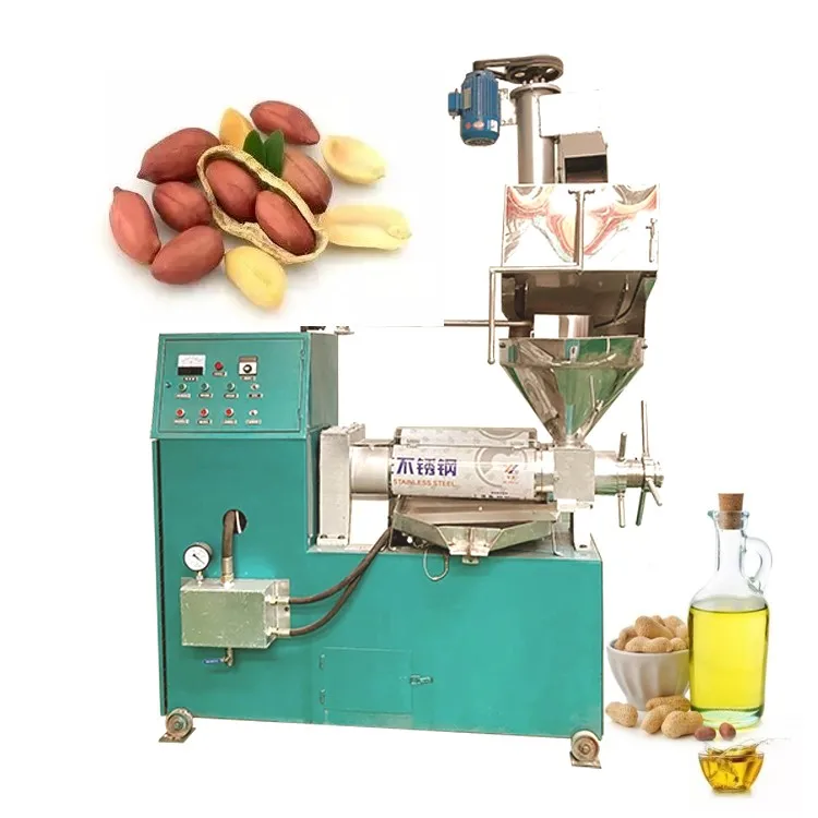 

Commercial oil mill hot cold press Sesame Rapeseed Soy Peanut Automatic screw oil press machine