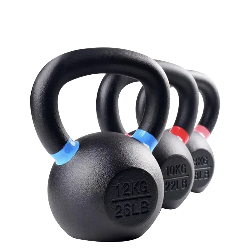 

Wholesale low price cross training fitness gym strength adjustable custom logo competition cast iron Powder Coated kettlebell