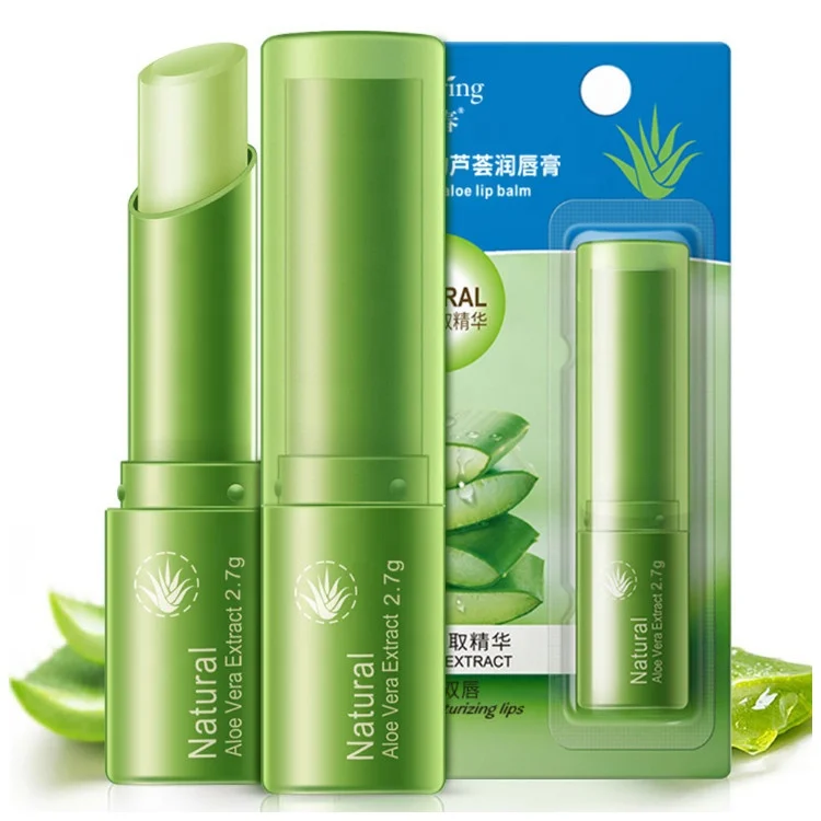 

2021 Newest Private Label Wholesale Natural Skincare Lipbalm Moisturizing Lip Vegan Aloe Vera Organic Fruit Lip Plumping Balm