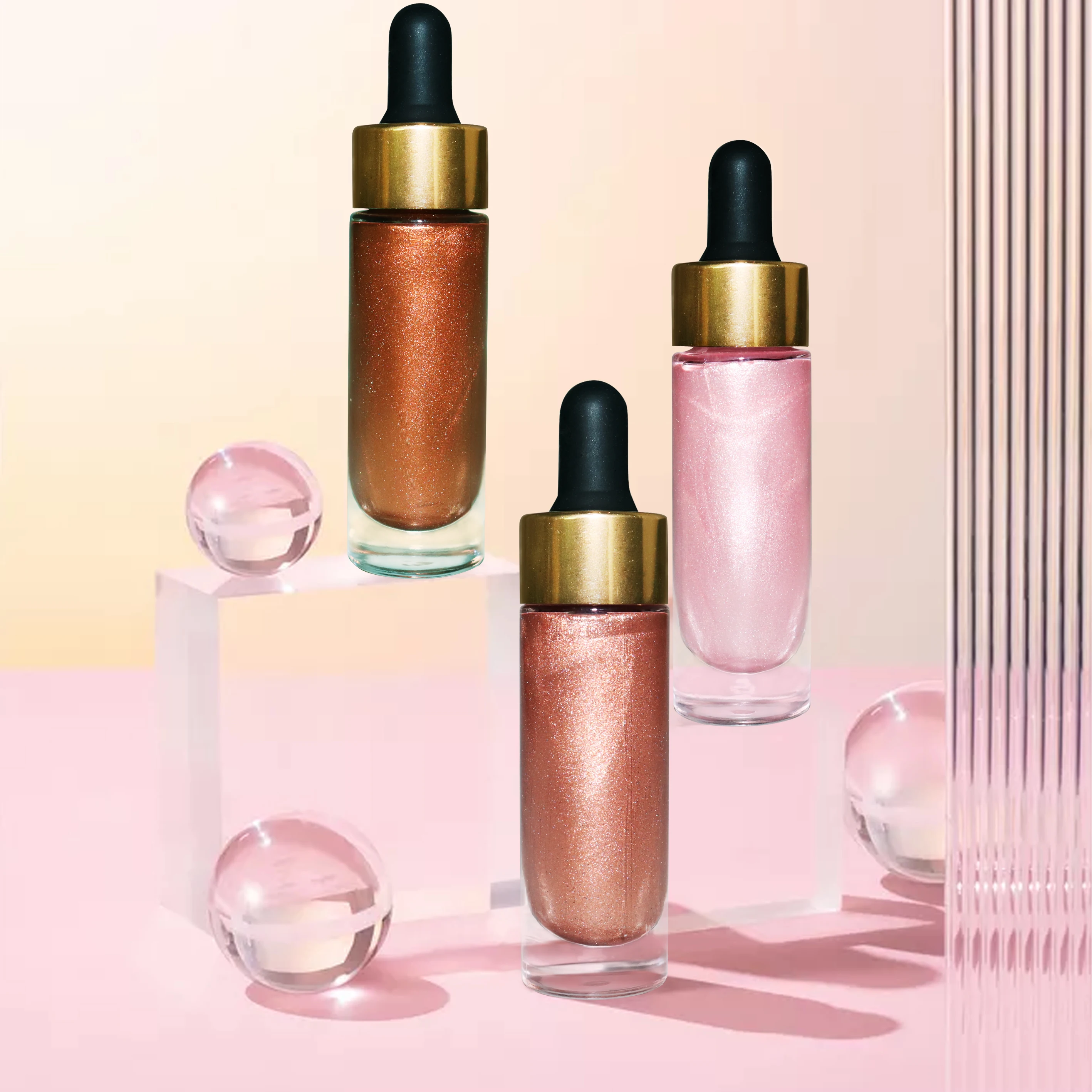 

private label new 11 color highlighter makeup face liquid highlighter cosmetics