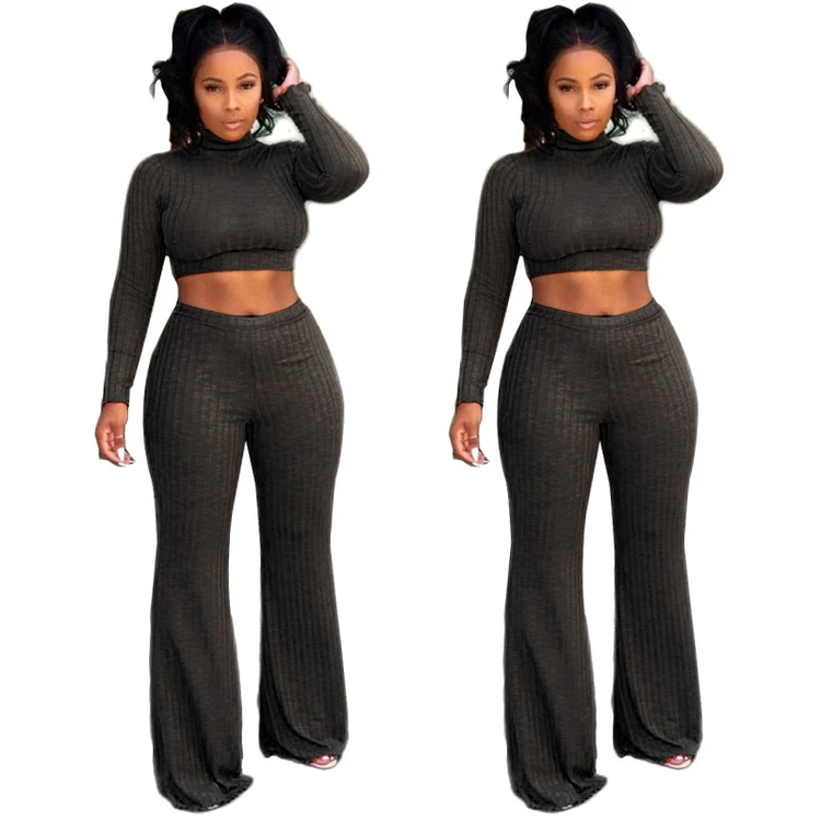 

2 Piece Set Women Fashion Women Suit Round Neck Short Sleeve Solid Wide Leg Pants Casual Two Piece Set Top And Pants, Red, khaki, green, black, pink,yellow, white, blue, gray, skin, coffee