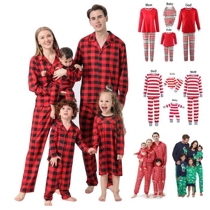 

Christmas Pijamas Kids Baby Custom Blank Xmas Christmas Pajamas Matching Family Christmas Pajamas