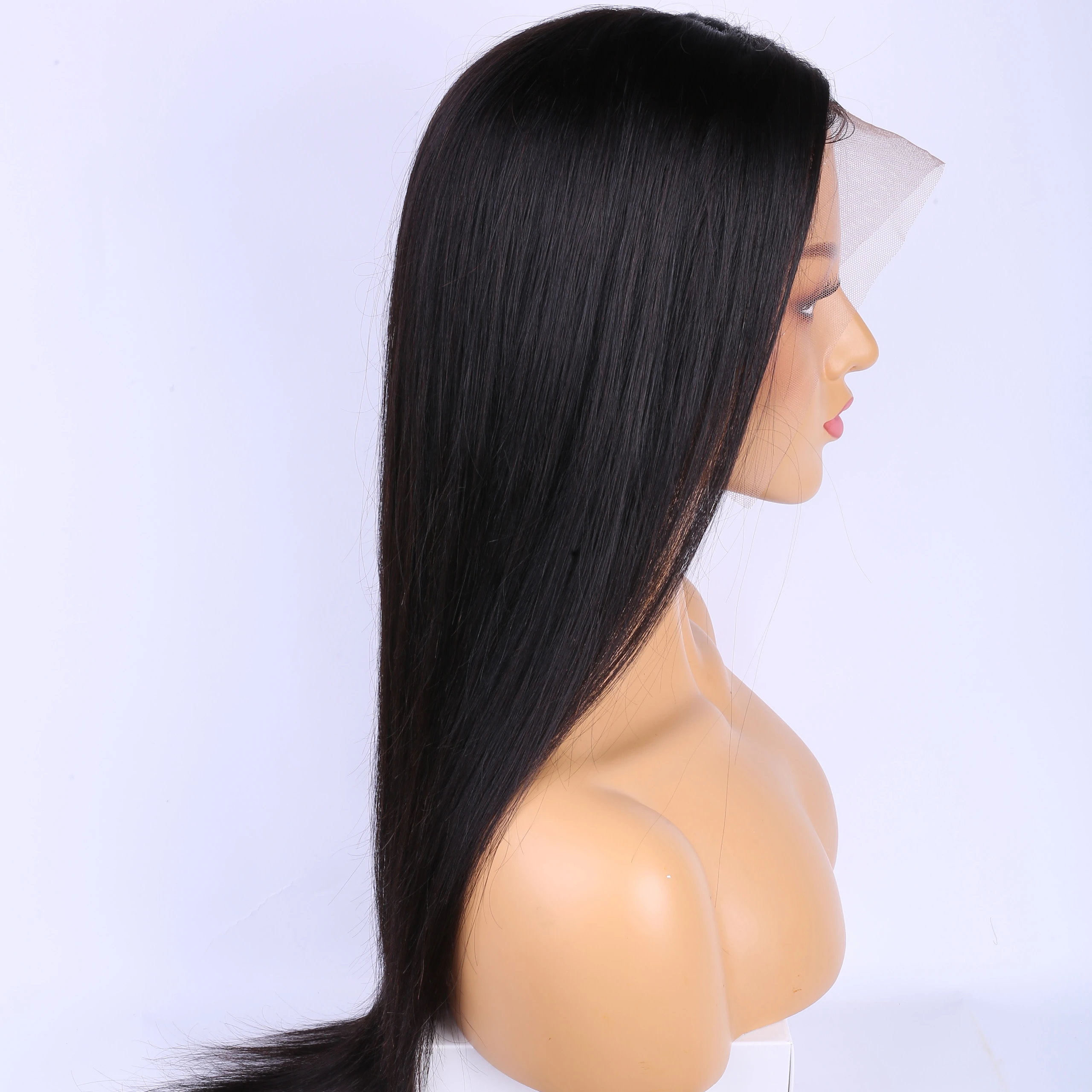 

FDX 10A headband wig straight human hair wigs for black women raw indian hair hm hair me