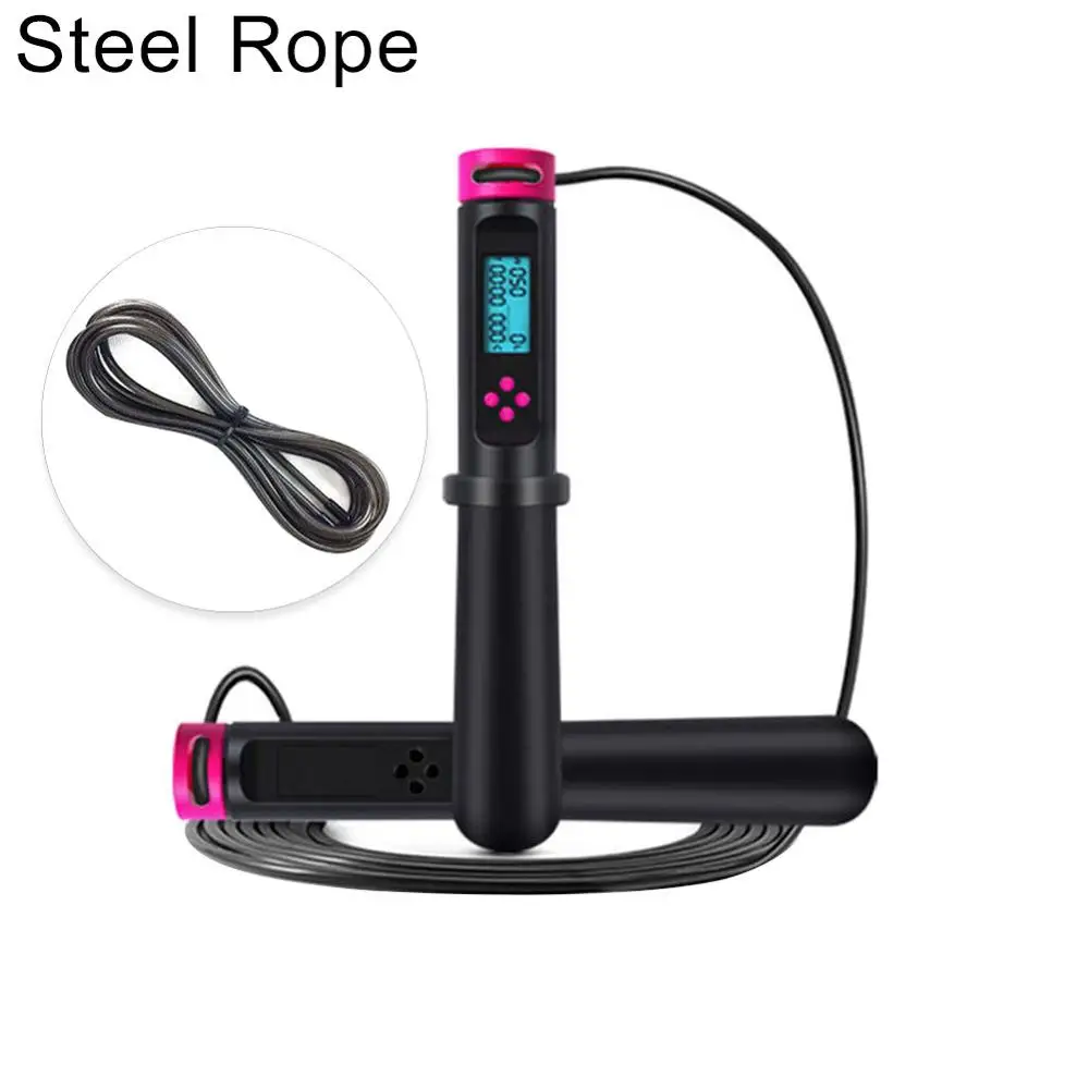 

Ropes with Electronic Counting Skip Smart Digital Counter Weight Loss Fitness Jump Skipping Rope