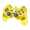 Special model gamepad gamepad for ps2 pc with yellow Transparent color For ps 2 controller wired Joystick joypads