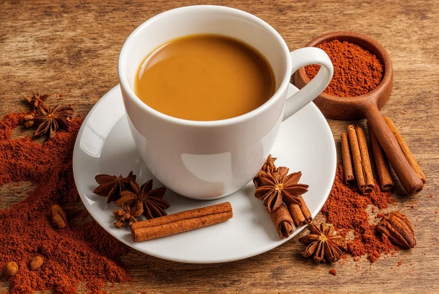 Varieties of spiced teas from around the world
