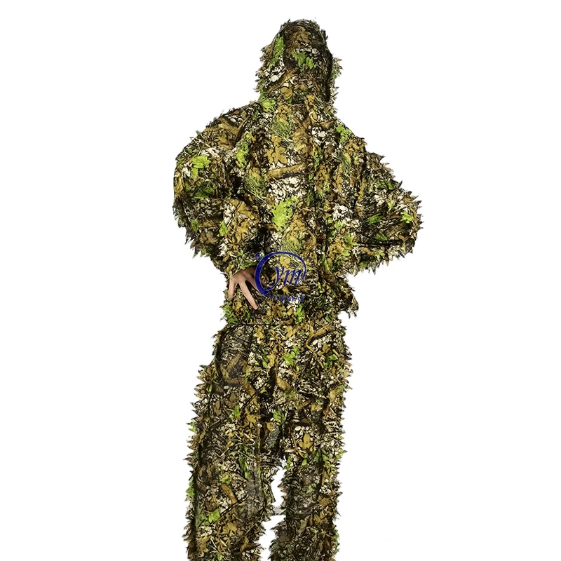 

Cheap Outdoor Activity Clothing Tactical 3D Leaf Adults Ghillie Suit Woodland Camo/Camouflage Hunting, Leaf camouflage