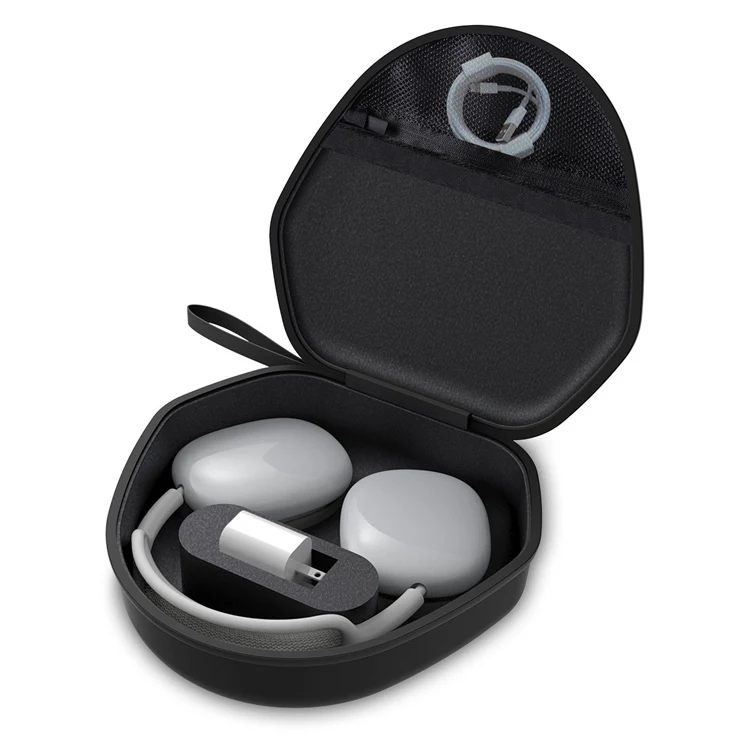 

Travel Carrying Headphone 2021 Newest Flexible Zipper EVA Hard Box Earphone Storage Cover Case For Airpods Max Bag