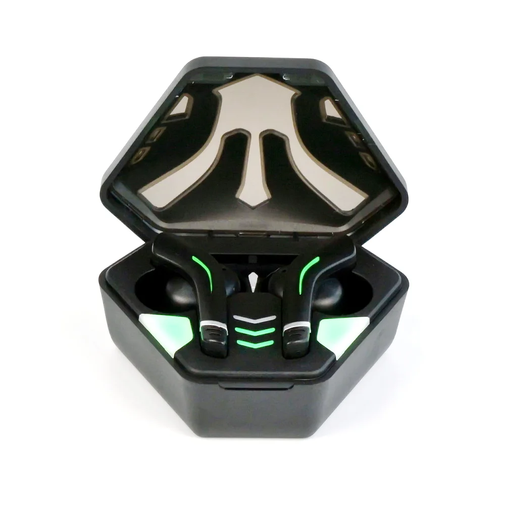

Hot Selling Smart Earphone Sets Headphones Earbuds Wireless Game Tws Earphones With Charging Case, Black